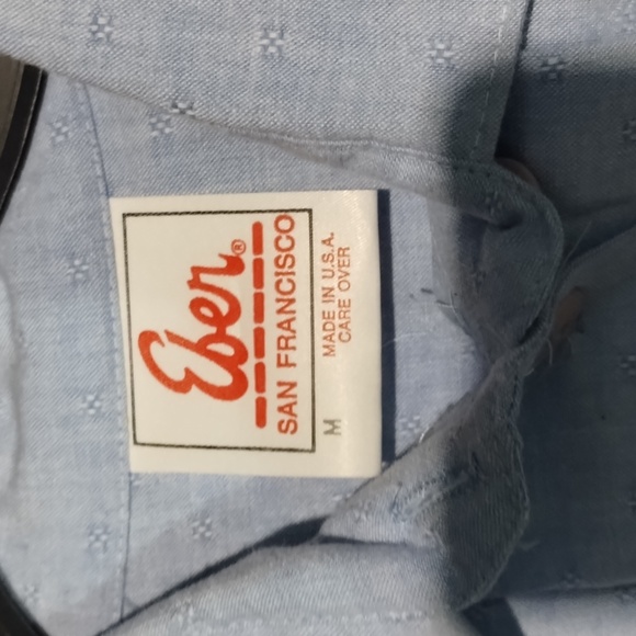 Light blue long sleeve button up shirt - Picture 2 of 3